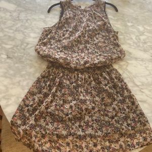 H&M drop waist dress